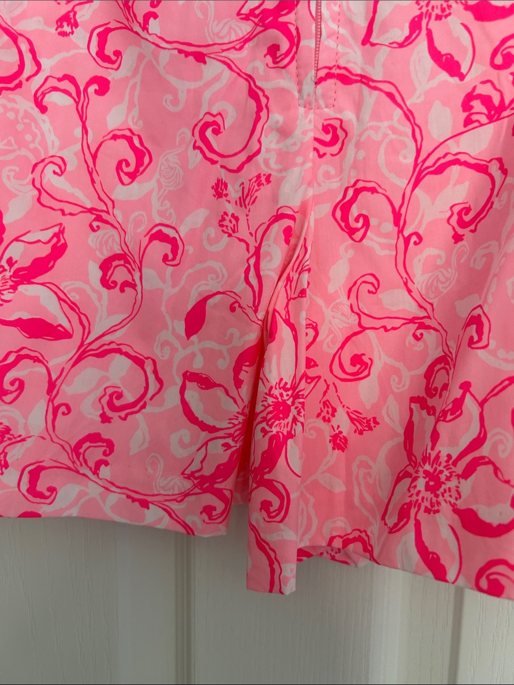 NWT Lilly Pulitzer Alicent Neon Pink Floral Mini Skort - Picture 6 of 8